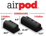 Ridetech RidePro E5 Air Ride Suspension Control System 3 Gal Single Compressor AirPod 1/4in Valves thumbnail 7