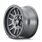 Dirty Life 9309 Canyon Pro 17x9/6x139.7 BP/0mm Offset/106mm Hub Satin Graphite Wheel - Beadlock thumbnail 3