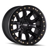 Dirty Life 9303 DT-1 17x9 / 5x127 BP / -12mm Offset / 78.1mm Hub Matte Black Wheel - Beadlock thumbnail 2