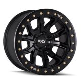 Dirty Life 9303 DT-1 17x9 / 5x127 BP / -12mm Offset / 78.1mm Hub Matte Black Wheel - Beadlock thumbnail 4