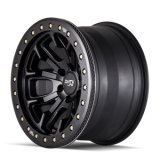 Dirty Life 9303 DT-1 17x9/8x165.1 BP/-12mm Offset/130.8mm Hub Matte Black Wheel - Beadlock thumbnail 2