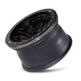 Dirty Life 9303 DT-1 17x9/8x165.1 BP/-12mm Offset/130.8mm Hub Matte Black Wheel - Beadlock thumbnail 3