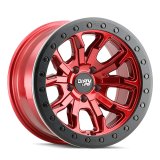 Dirty Life 9303 DT-1 17x9 / 6x139.7 BP / -12mm Offset / 106mm Hub Crimson Candy Red Wheel thumbnail 1