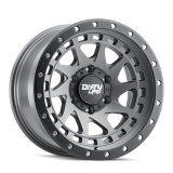 Dirty Life 9311 Enigma Pro 17x9/5x127 BP/-38mm Offset/71.5mm Hub Satin Graphite Wheel - Beadlock thumbnail 4