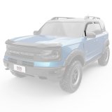 EGR 21-22 Ford Bronco Sport 4 Door In-Channel Window Visors - Dark Smoked (573561) thumbnail 3