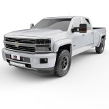 EGR Bolt-On Look Color Match Fender Flares 791574-GAZ Flares, Bolt On Look, ABS Plastic, Summit White, 2.00 in. Wide, Chevy, Silverado, Front and Rear, Set of 4 thumbnail 1