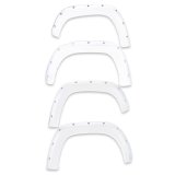 EGR Bolt-On Look Color Match Fender Flares 791574-GAZ Flares, Bolt On Look, ABS Plastic, Summit White, 2.00 in. Wide, Chevy, Silverado, Front and Rear, Set of 4 thumbnail 4