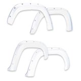 EGR Bolt-On Look Color Match Fender Flares 791574-GAZ Flares, Bolt On Look, ABS Plastic, Summit White, 2.00 in. Wide, Chevy, Silverado, Front and Rear, Set of 4 thumbnail 6