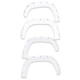 EGR Bolt-On Look Color Match Fender Flares 791574-GAZ Flares, Bolt On Look, ABS Plastic, Summit White, 2.00 in. Wide, Chevy, Silverado, Front and Rear, Set of 4 thumbnail 7