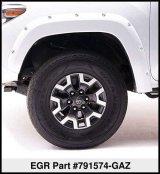 EGR Bolt-On Look Color Match Fender Flares 791574-GAZ Flares, Bolt On Look, ABS Plastic, Summit White, 2.00 in. Wide, Chevy, Silverado, Front and Rear, Set of 4 thumbnail 8