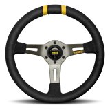 Momo MODDRIFT Steering Wheel 330 mm - Black Suede/Anthracite Spokes/2 Stripes thumbnail 4