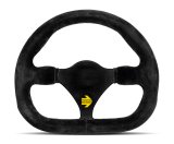 Momo MOD27/C Steering Wheel 270 mm - Black Suede/Black Spokes thumbnail 1