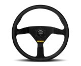 Momo Competition Steering Wheel 350 mm - Black AirLeather/Black Spokes thumbnail 1