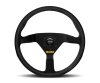 Momo Competition Steering Wheel 350 mm - Black AirLeather/Black Spokes thumbnail 2