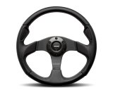 Momo Jet Steering Wheel 350 mm - Black AirLeather/Black Spokes thumbnail 3