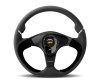 Momo Prototipo 6C Steering Wheel 350 mm - Black Leather/Gry St/Cbn Fbr Spoke thumbnail 3