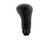 Momo Anatomico Shift Knob - Black Leather, Black Stitching thumbnail 2