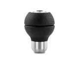 Momo Race Shift Knob - Black Airleather, Aluminum Insert thumbnail 2