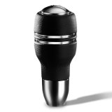 Momo Automatico Shift Knob - Black Leather, Chrome Insert thumbnail 4