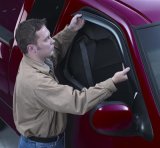AVS 07-13 Chevy Silverado 1500 Ext. Cab Ventvisor Front & Rear Window Deflectors 4pc - Smoke thumbnail 2