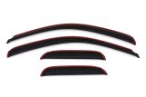 AVS 07-13 Chevy Silverado 1500 Ext. Cab Ventvisor Front & Rear Window Deflectors 4pc - Smoke thumbnail 4