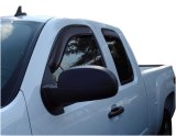 AVS 07-13 Chevy Silverado 1500 Ext. Cab Ventvisor Front & Rear Window Deflectors 4pc - Smoke thumbnail 5