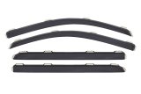 AVS 15-18 Chevy Silverado 2500 Crew Cab Ventvisor Front & Rear Window Deflectors 4pc - Smoke thumbnail 5