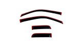 AVS 04-14 Ford F-150 Supercab Ventvisor In-Channel Front & Rear Window Deflectors 4pc - Smoke thumbnail 5
