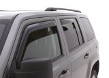 AVS 07-18 Jeep Patriot Ventvisor In-Channel Front & Rear Window Deflectors 4pc - Smoke thumbnail 4