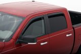 AVS 09-18 Dodge RAM 1500 Crew Cab Ventvisor In-Channel Front & Rear Window Deflectors 4pc - Smoke thumbnail 7