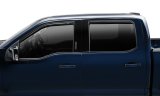 AVS 15-18 Ford F-150 Supercrew Ventvisor In-Channel Front & Rear Window Deflectors 4pc - Smoke thumbnail 6
