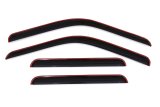 AVS 99-16 Ford F-250 Supercrew Ventvisor In-Channel Front & Rear Window Deflectors 4pc - Smoke thumbnail 1