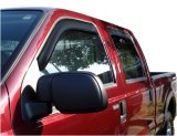 AVS 99-16 Ford F-250 Supercrew Ventvisor In-Channel Front & Rear Window Deflectors 4pc - Smoke thumbnail 4