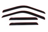 AVS 99-16 Ford F-250 Supercrew Ventvisor In-Channel Front & Rear Window Deflectors 4pc - Smoke thumbnail 5