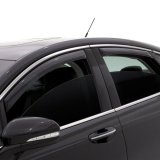 AVS 14-17 Nissan Rogue (Excl. Sport Model) Ventvisor Front & Rear Window Deflectors 4pc - Smoke thumbnail 4
