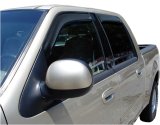 AVS 02-03 Lincoln Blackwood Ventvisor In-Channel Front & Rear Window Deflectors 4pc - Smoke thumbnail 3