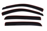 AVS 06-08 Dodge RAM 1500 Mega Cab Ventvisor In-Channel Front & Rear Window Deflectors 4pc - Smoke thumbnail 5