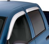 AVS 09-17 Chevy Traverse Ventvisor Outside Mount Front & Rear Window Deflectors 4pc - Chrome thumbnail 8