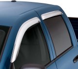 AVS 09-17 Chevy Traverse Ventvisor Outside Mount Front & Rear Window Deflectors 4pc - Chrome thumbnail 9