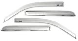 AVS 11-18 Jeep Grand Cherokee Ventvisor Outside Mount Front & Rear Window Deflectors 4pc - Chrome thumbnail 5