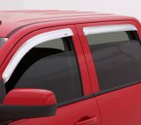 AVS 15-18 Cadillac Escalade Ventvisor Outside Mount Front & Rear Window Deflectors 4pc - Chrome thumbnail 3