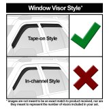 AVS 91-97 Toyota Land Cruiser Ventvisor Outside Mount Window Deflectors 4pc - Smoke thumbnail 4
