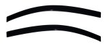 AVS 11-17 Fiat 500 Ventvisor Outside Mount Window Deflectors 2pc - Smoke thumbnail 6