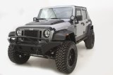 AVS 07-18 Jeep Wrangler Unlimited Ventvisor & Aeroskin Deflector Combo Kit - Matte Black thumbnail 1