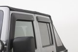 AVS 07-18 Jeep Wrangler Unlimited Ventvisor & Aeroskin Deflector Combo Kit - Matte Black thumbnail 6