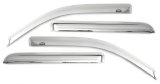 AVS 20-22 Chevrolet Silverado 1500 LTD Ext. Cab/DC F&R Ventvisor Window Deflectors 4pc - Chrome thumbnail 3