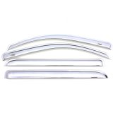 AVS 20-22 Chevrolet Silverado 1500 LTD Ext. Cab/DC F&R Ventvisor Window Deflectors 4pc - Chrome thumbnail 5