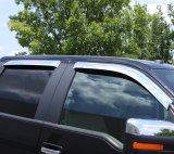 AVS 20-22 Chevrolet Silverado 1500 LTD Ext. Cab/DC F&R Ventvisor Window Deflectors 4pc - Chrome thumbnail 7