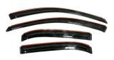 AVS 19-24 Subaru Ascent Ventvisor Front & Rear Window Deflectors 4pc - Smoke thumbnail 6