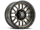 ICON Alpha 17x8.5 5x5 0mm Offset 4.75in BS 71.5mm Bore Bronze Wheel thumbnail 1